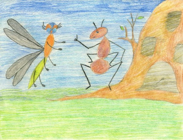 Рисунок к басне