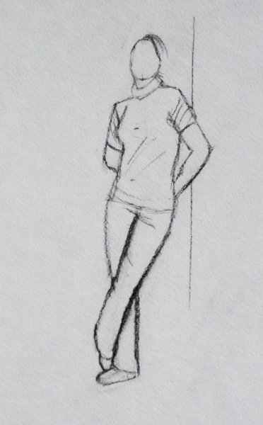 Наброски фигуры человека