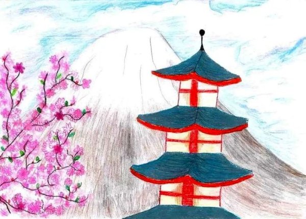 Рисунки в японском стиле для срисовки