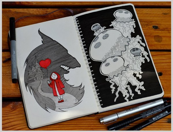 Рисунки для блокнота