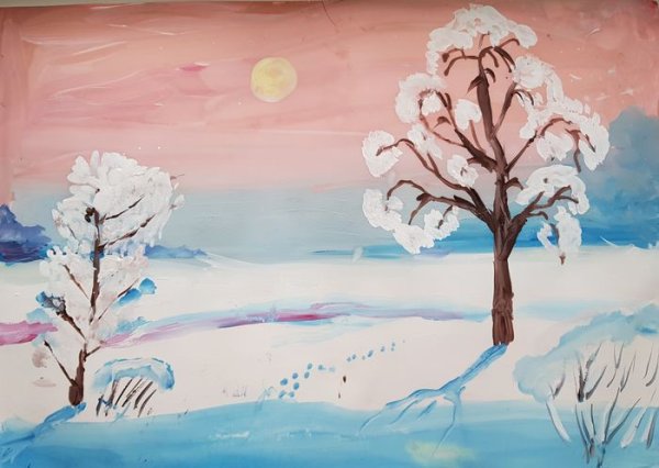 Зимнее утро 3 класс