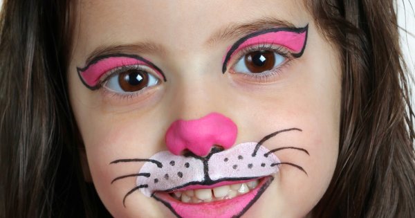 Грим на лице легкий для начинающих