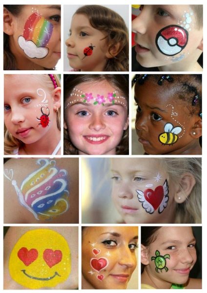 Аквагрим для детей на руке