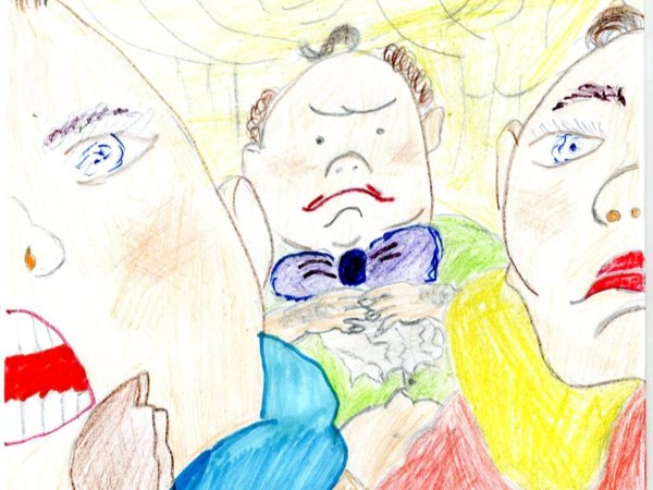 Рисунок к рассказу три толстяка