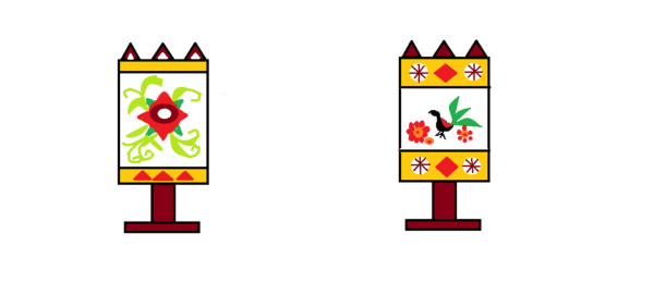 Прялка рисунок легкий