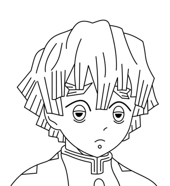 Зеницу Агацума раскраска