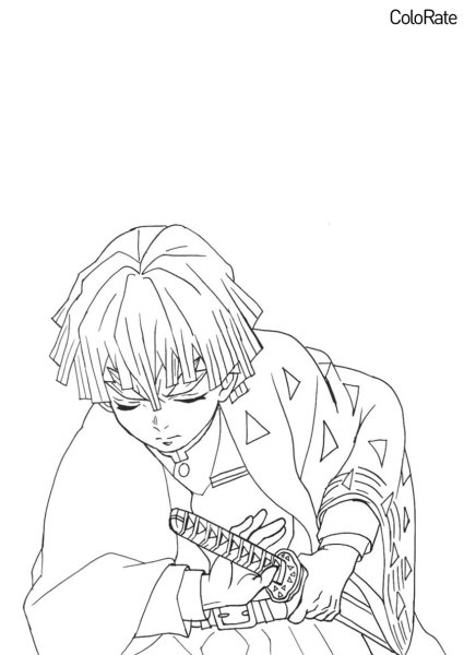 Танджиро рисовать