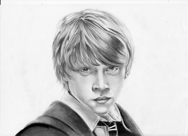 Раскраска Гарри Поттер Рон Уизли