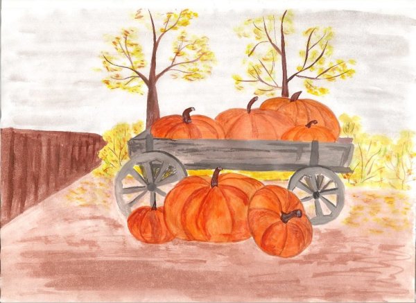 Рисование урожай