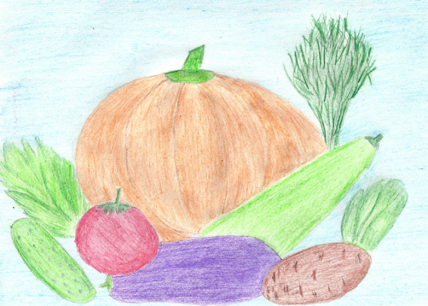 Рисунок на день урожая