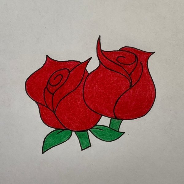 Розочка рисунок