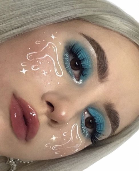 Макияж гуашью