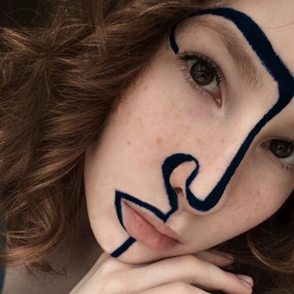 Макияж красивый необычный