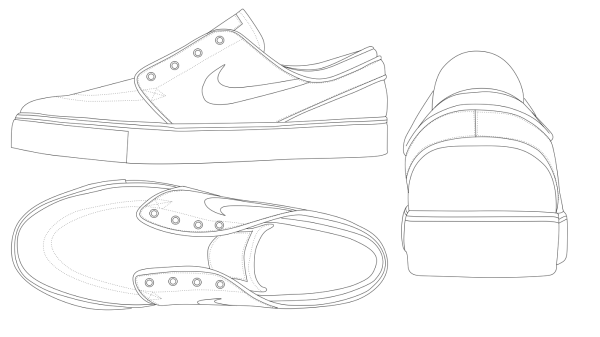 Nike Air Force Sketch
