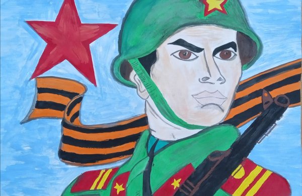 Рисунок солдату