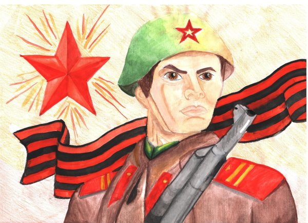 Рисунки ко Дню Отечества лёгкие