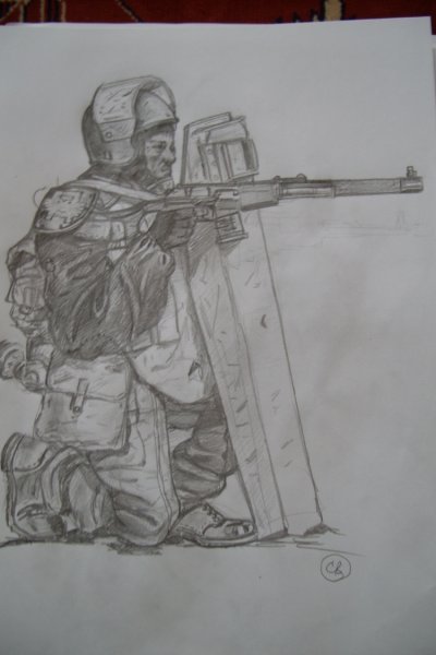 Метро 2033 карандашом