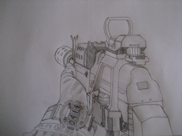 Сталкер рисунки карандашом