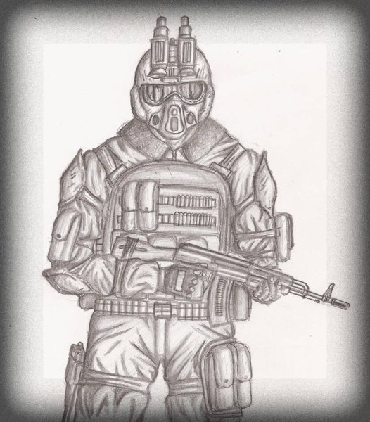 Рисунок на тему метро 2033