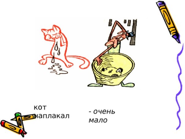 Кот наплакал фразеологизм