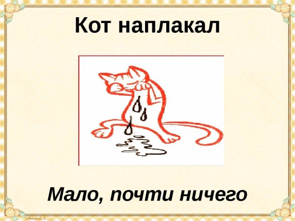 Кот наплакал значение фразеологизма