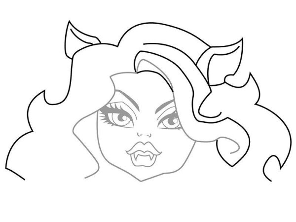 Клодин Вульф рисунок карандашом