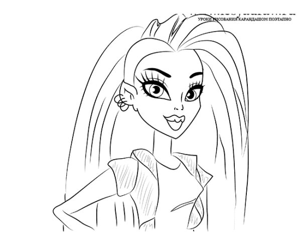 Как нарисовать монстр Хай