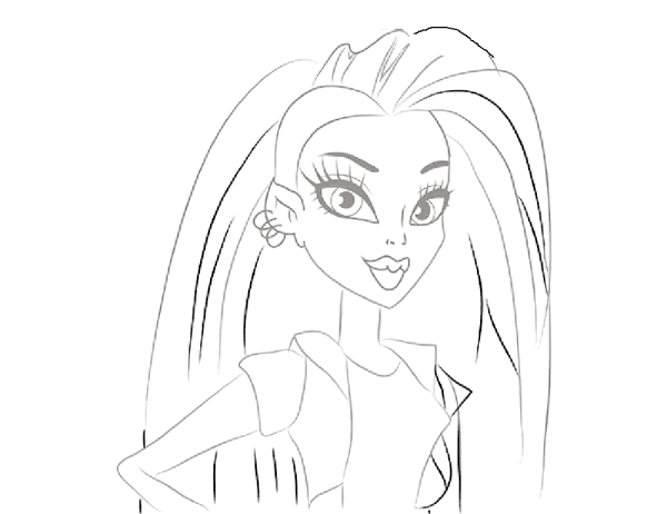 Какинарисовать Монстер Хай