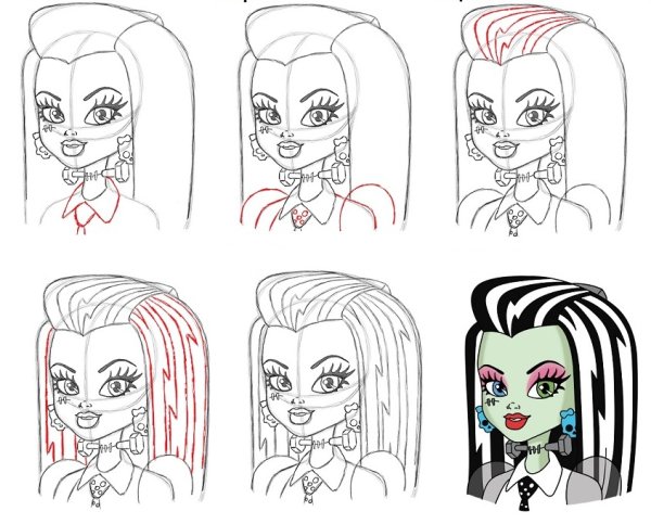Рисунки Монстер Хай