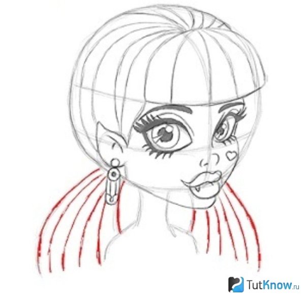 Срисовки Монстер Хай Дракулаура