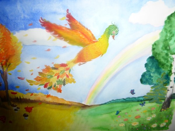 Рисунок фантазия и реальность легкий