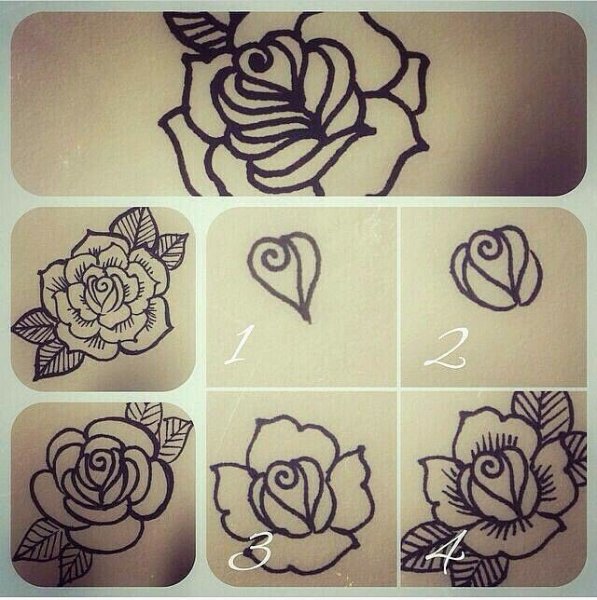 Тату фломастером