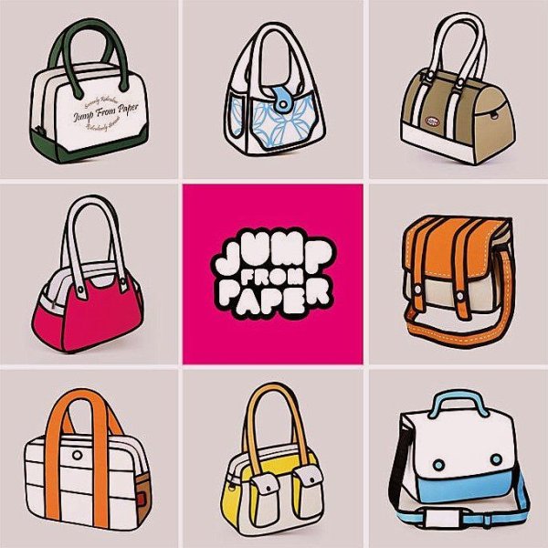 Эскиз сумки шоппер