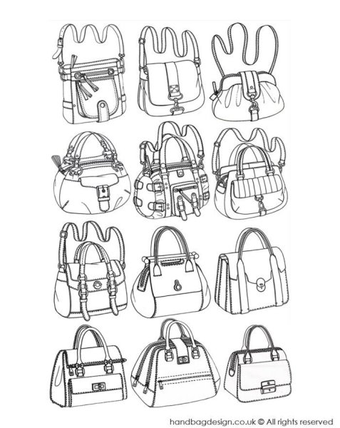 Эскиз сумки