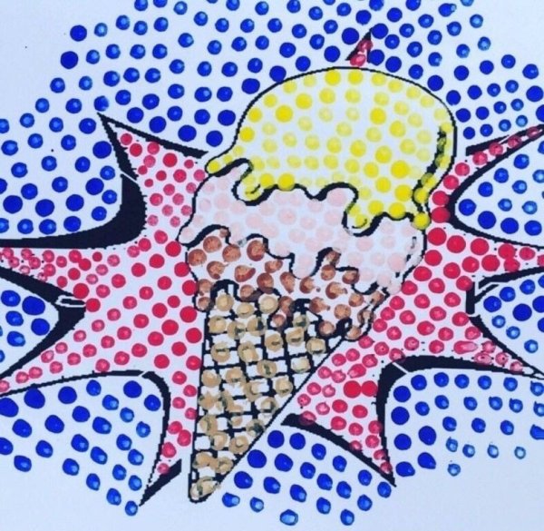 Пуантилизм для дошкольников