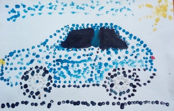 Пуантилизм техника рисования для детей в детском саду