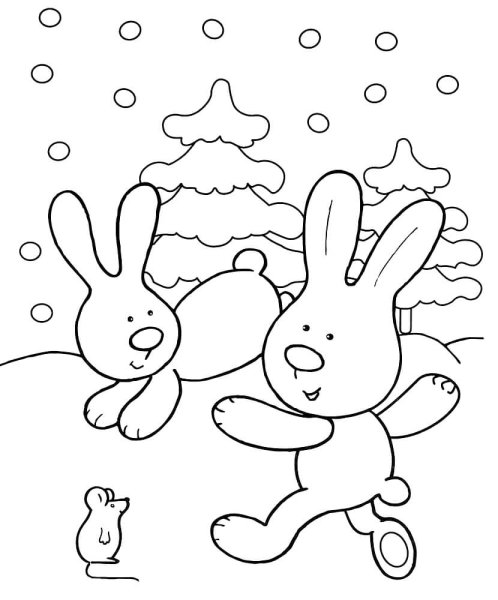 Кавайные зайчики