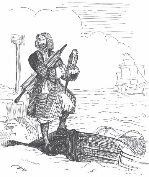 Жилище Робинзона Крузо на острове