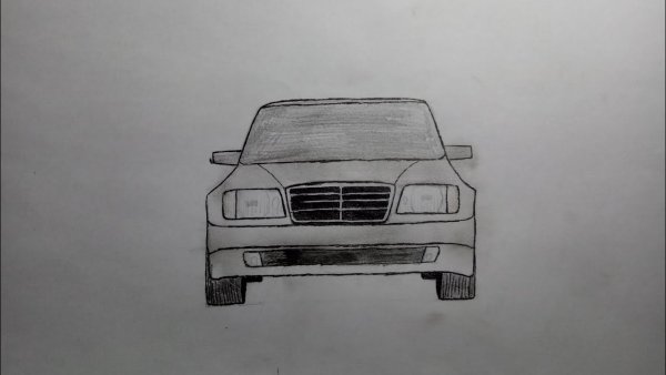 Перед машины рисунок