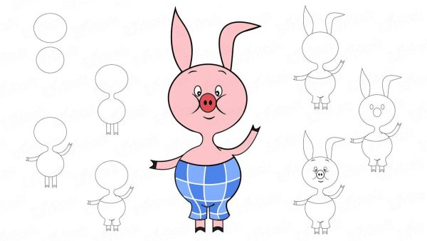 Рисунок из мультфильма легко