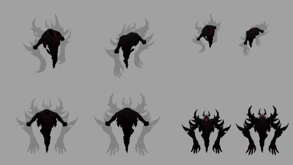 Концепт арт Shadow Fiend