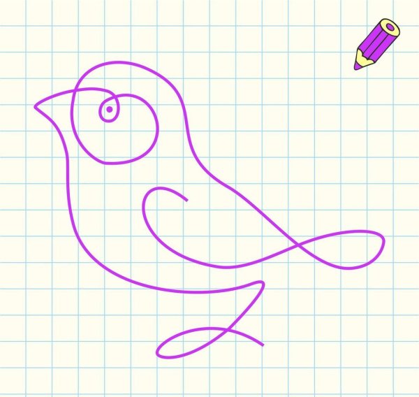 Рисование одной линией не отрывая руки