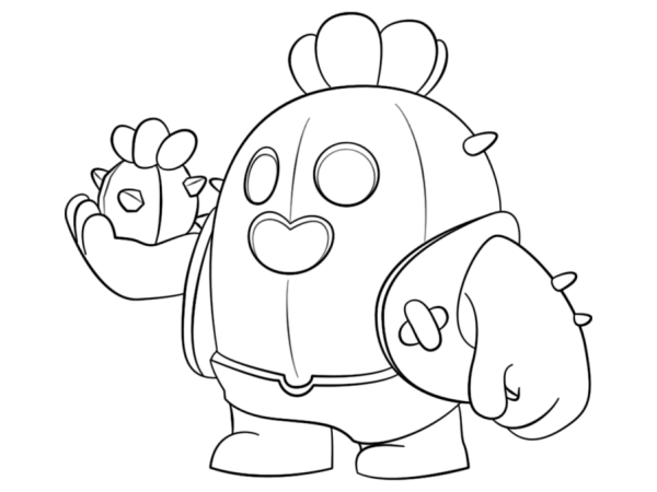 Раскраска Браво старс Леон