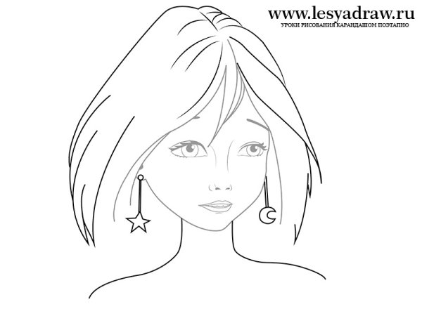 Портрет для срисовки легкий
