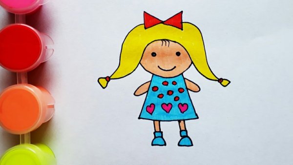 Кукла для рисования