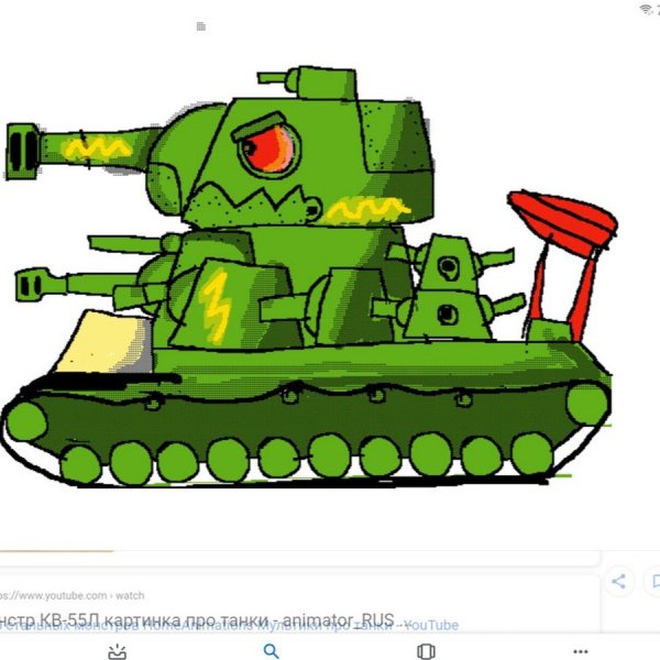 Раскраска танк кв 6