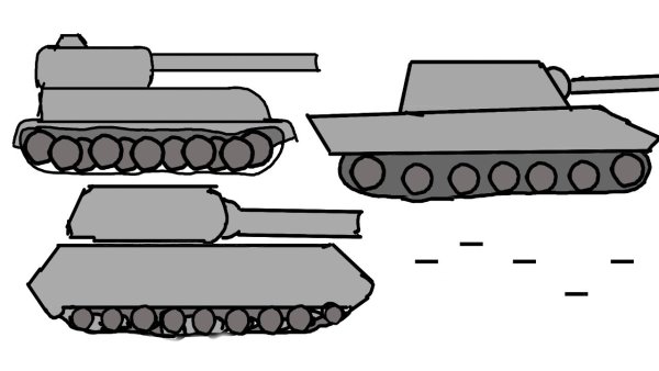 Раскраска танк кв 44 Левиафан