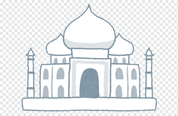 Тадж-Махал Индия раскраска