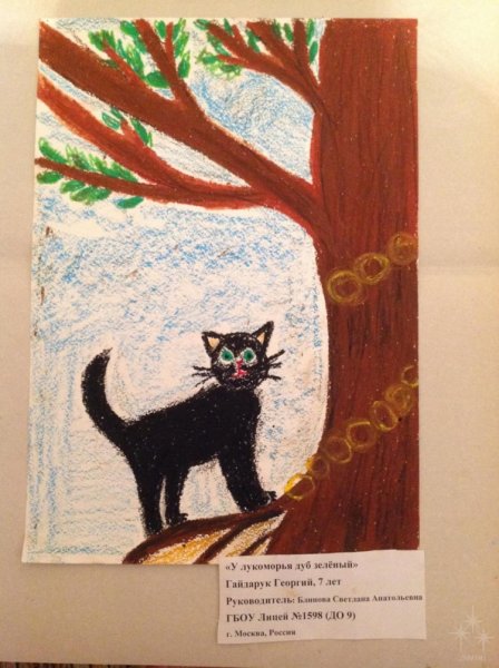 Александр Сергеевич Пушкин кот ученый