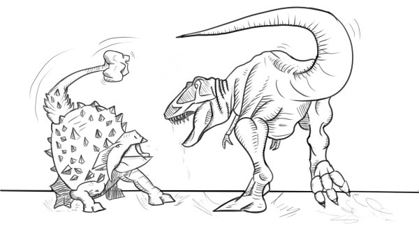 Динозавры рисование для детей